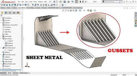 sheet metal gusset manufacturing|how to strengthen sheet metal.